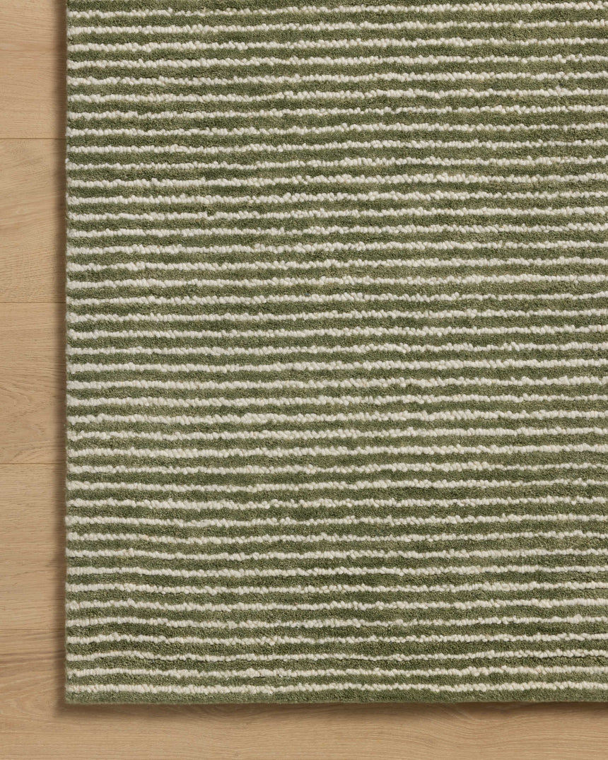 Sunday Rug 01 | Olive / Ivory
