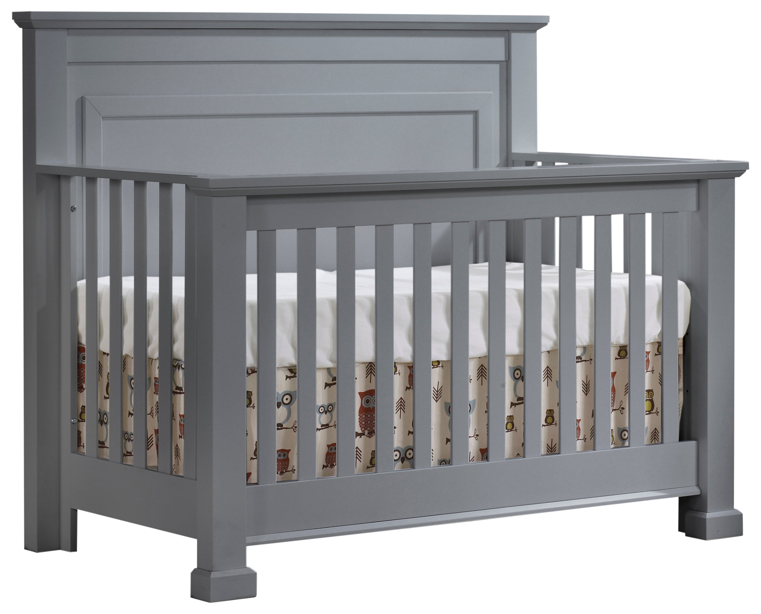 Gray convertible crib on sale