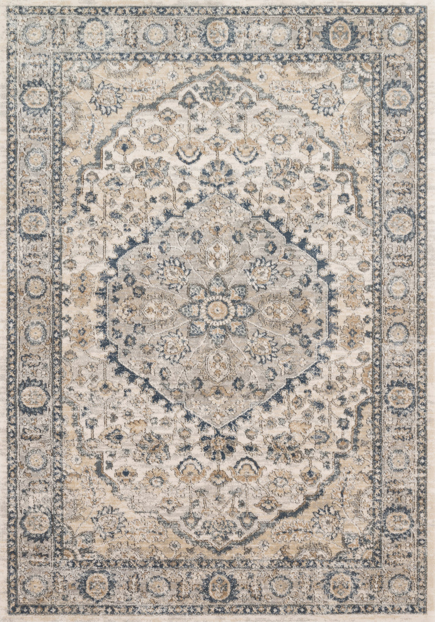 Teagan Rug 01 | Natural / Lt. Grey