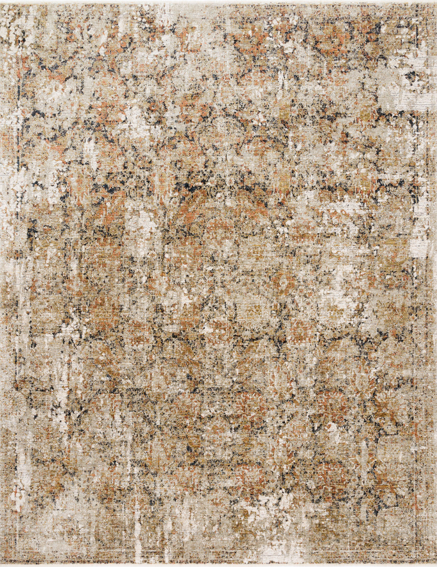 Theia Rug 02 | Taupe / Gold