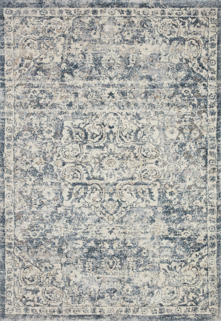 Theory Rug 02 | Ivory / Blue