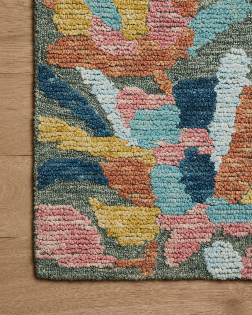 Tilly Rug 05 | Green / Multi