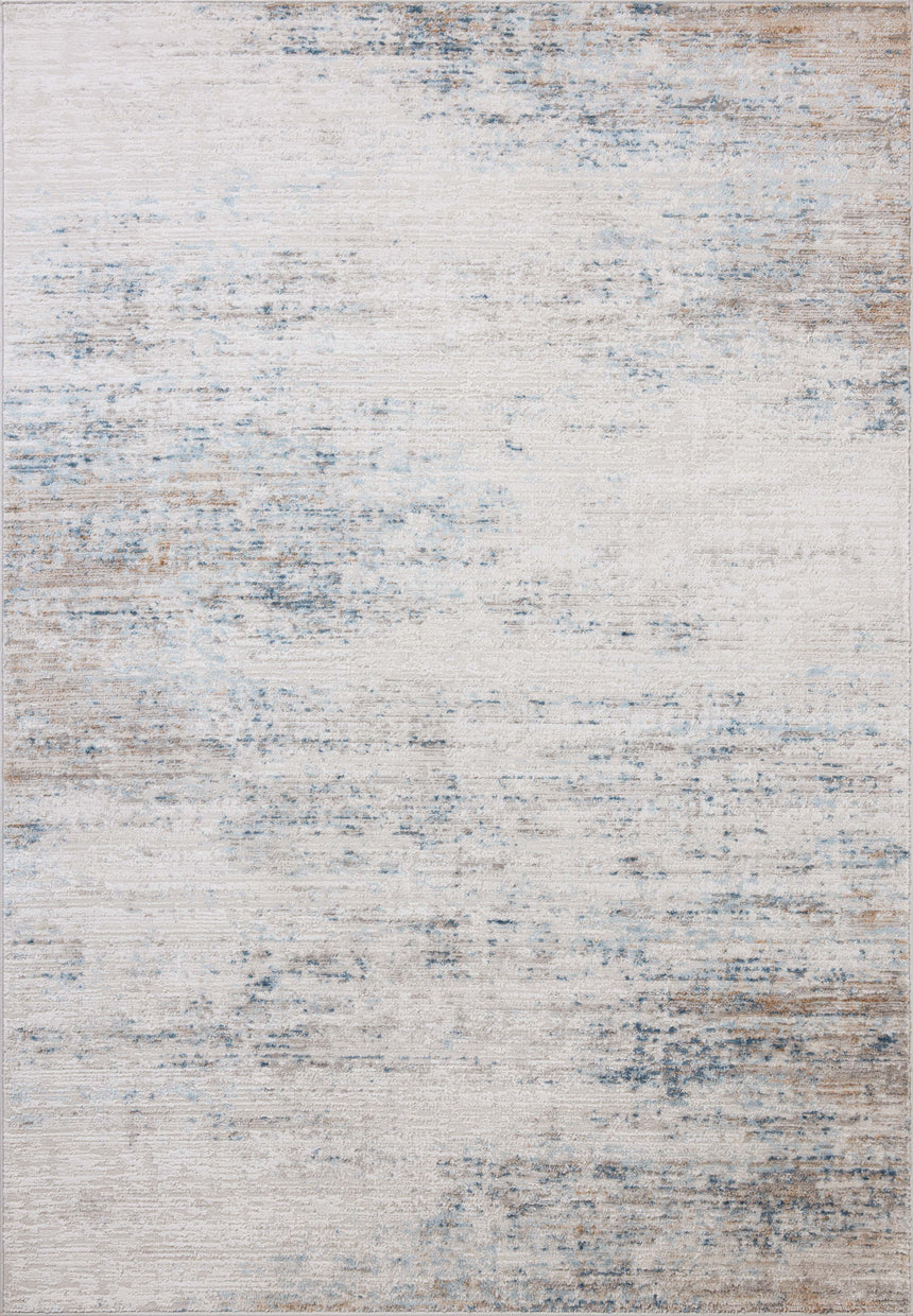 Townes Rug 04 | Ivory / Sky
