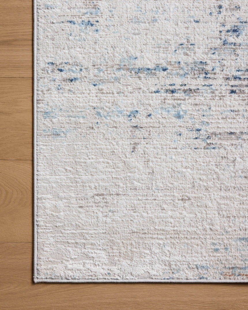 Townes Rug 04 | Ivory / Sky