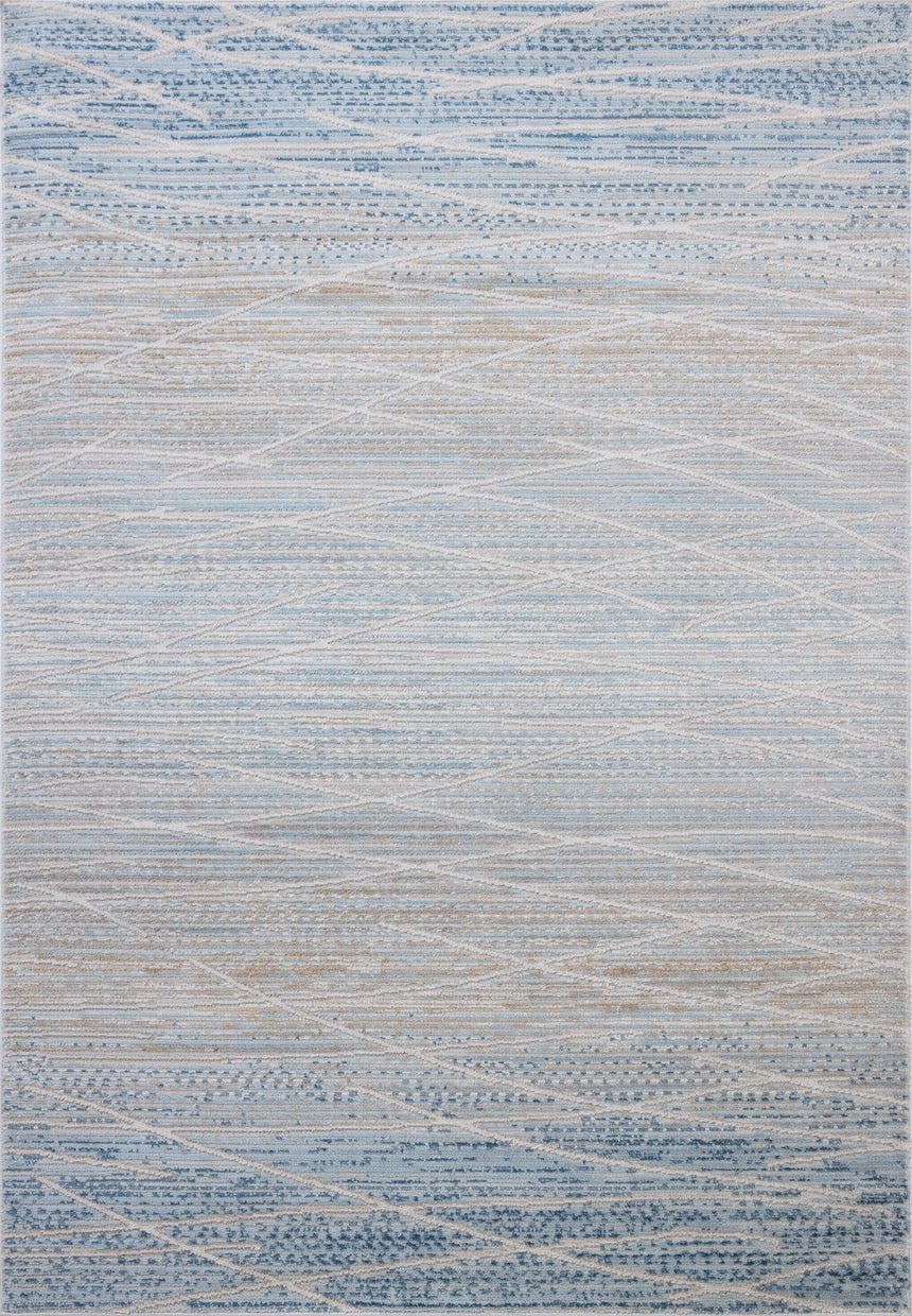 Townes Rug 07 | Natural / Sky