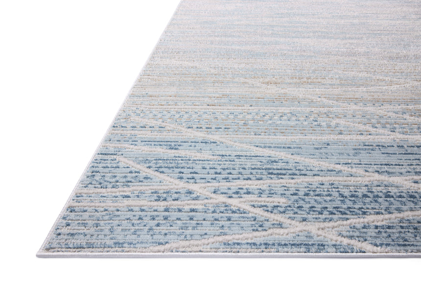 Townes Rug 07 | Natural / Sky
