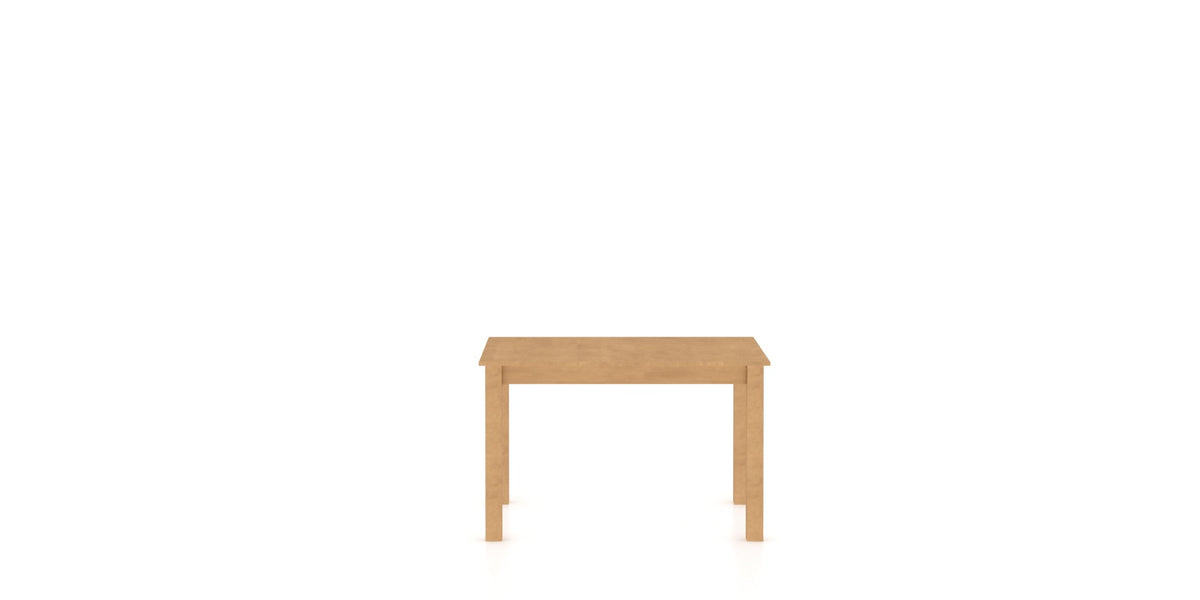 Canadel HD Dining Table in Caramel Washed, side view