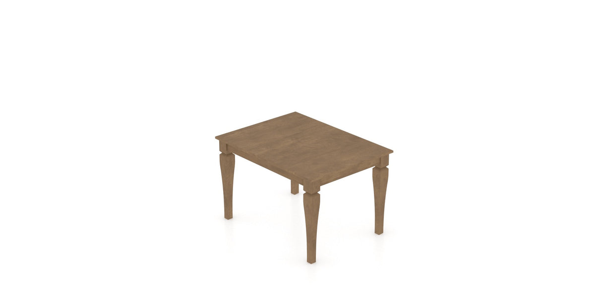 Canadel PB Dining Table in Pecan Washed, view from above