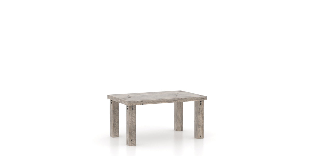 Canadel Loft Dining Table 3860 in Shadow, three-quarter view