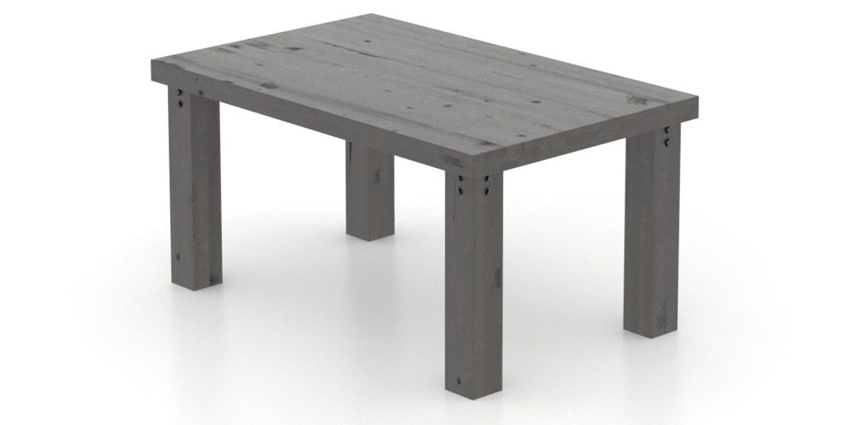 Canadel Loft Rectangular Dining Table 3860 in 59 Davy's Grey, view from above