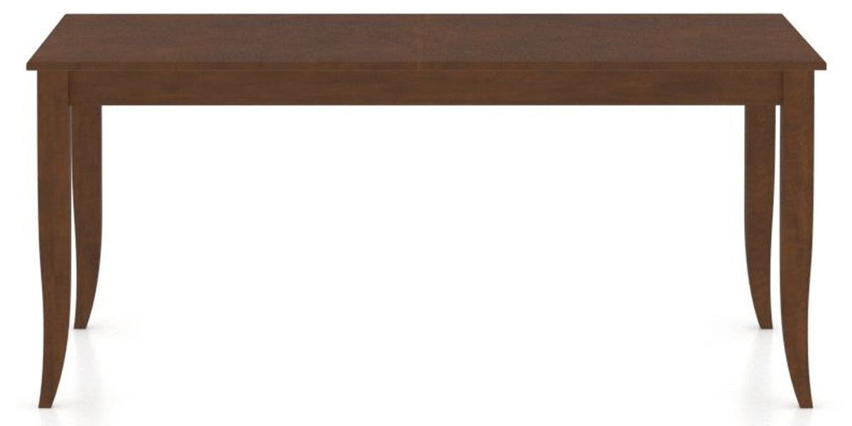 Canadel Rectangular Dining Table 3868 with NN Legs in 19 Cognac Washed, side view