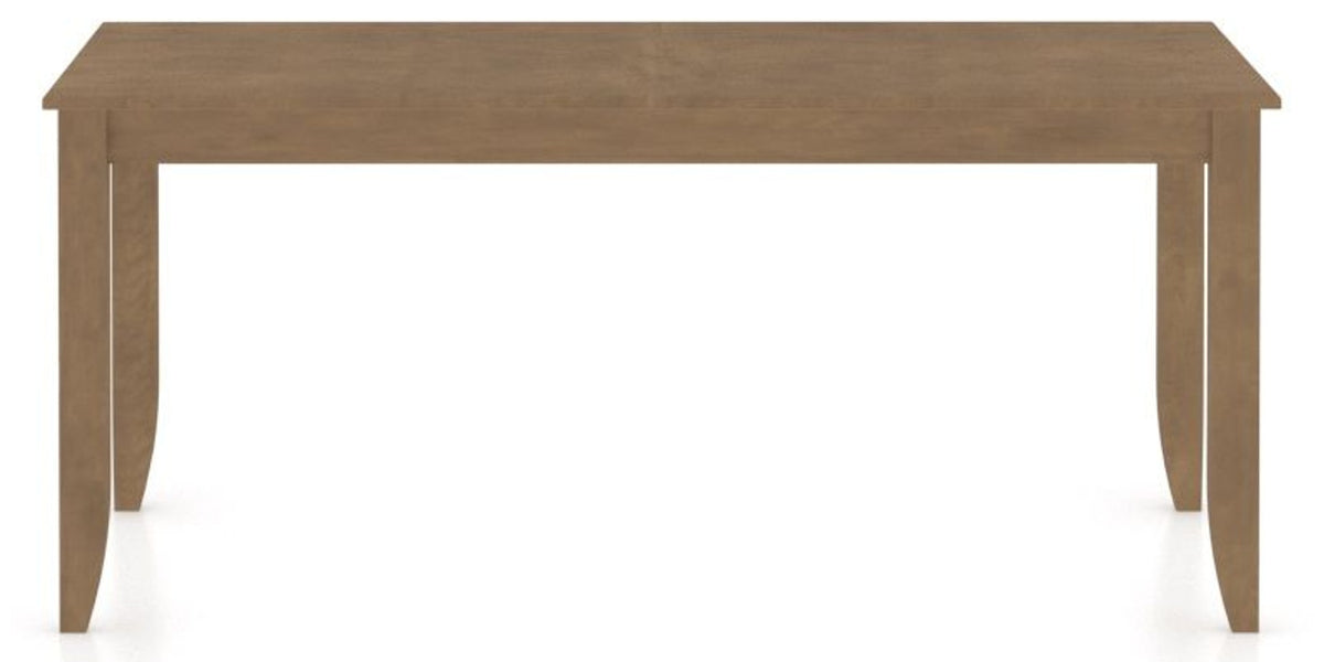 Canadel Rectangular Dining Table 3868 with EE Legs in 25 Pecan Washed, side view