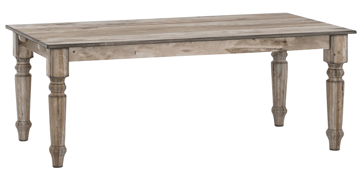 Canadel Champlain Turned Dining Table in Heritage Nature, three-quarter view