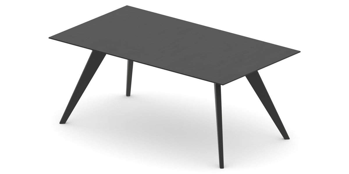 Canadel Downtown Rectangular Dining Table 4072 in Peppercorn Washed, view from above
