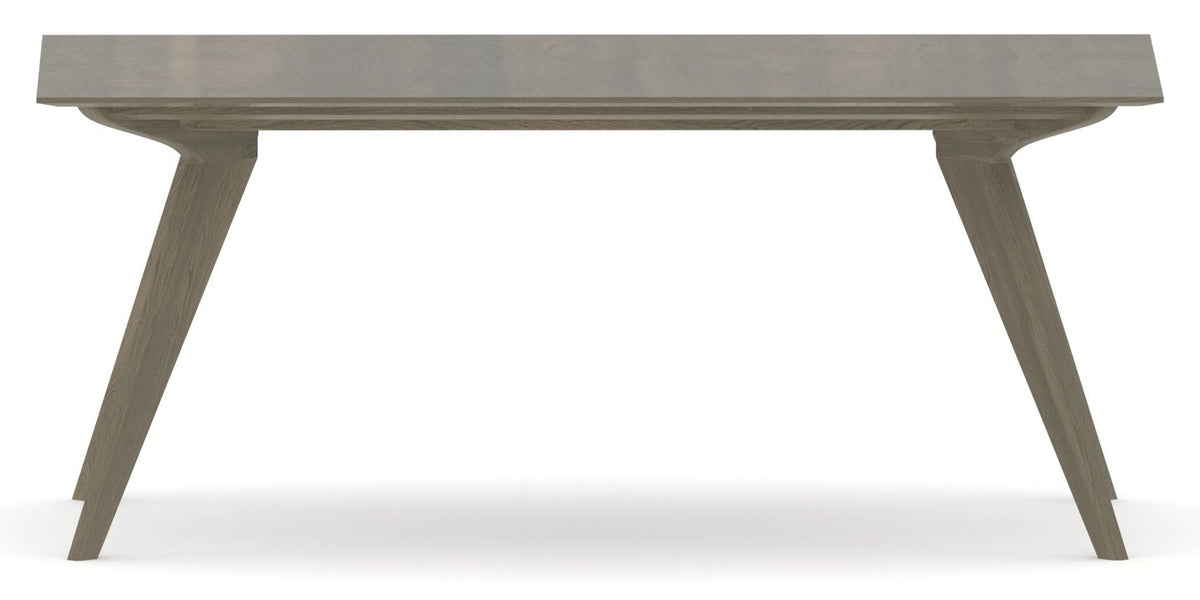 Canadel Downtown Rectangular Dining Table 4072 in 08 Shadow, side view