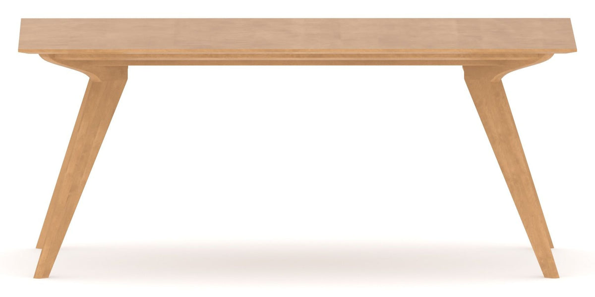 Canadel Downtown Rectangular Dining Table 4072 in 20 Caramel Washed, side view