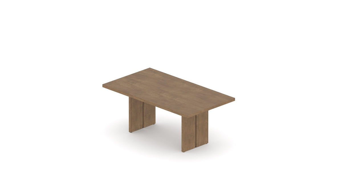Canadel Modern 4072 Dining Table with MP Base in Small Size, view from above