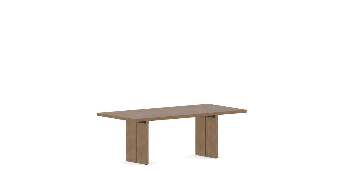 Canadel Modern 4072 Dining Table with MP Base in Large Size, three-quarter view