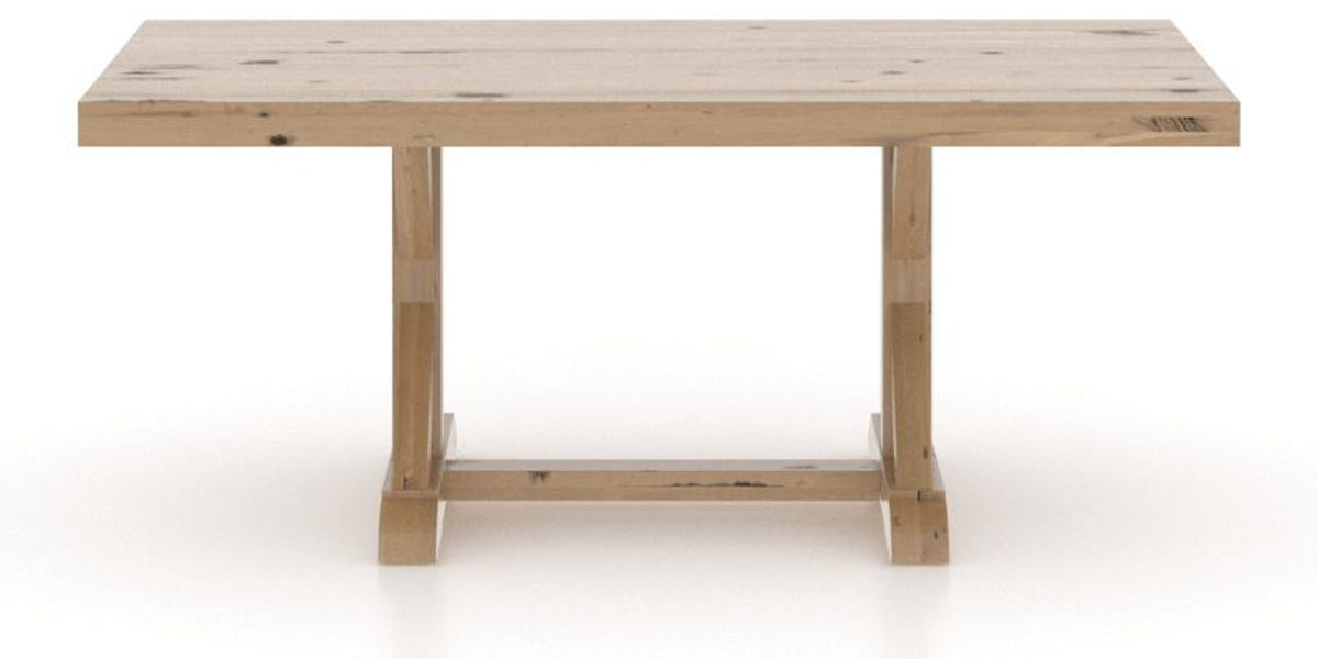 Canadel Loft Rectangular Dining Table 4272 in 20 Caramel Washed, side view