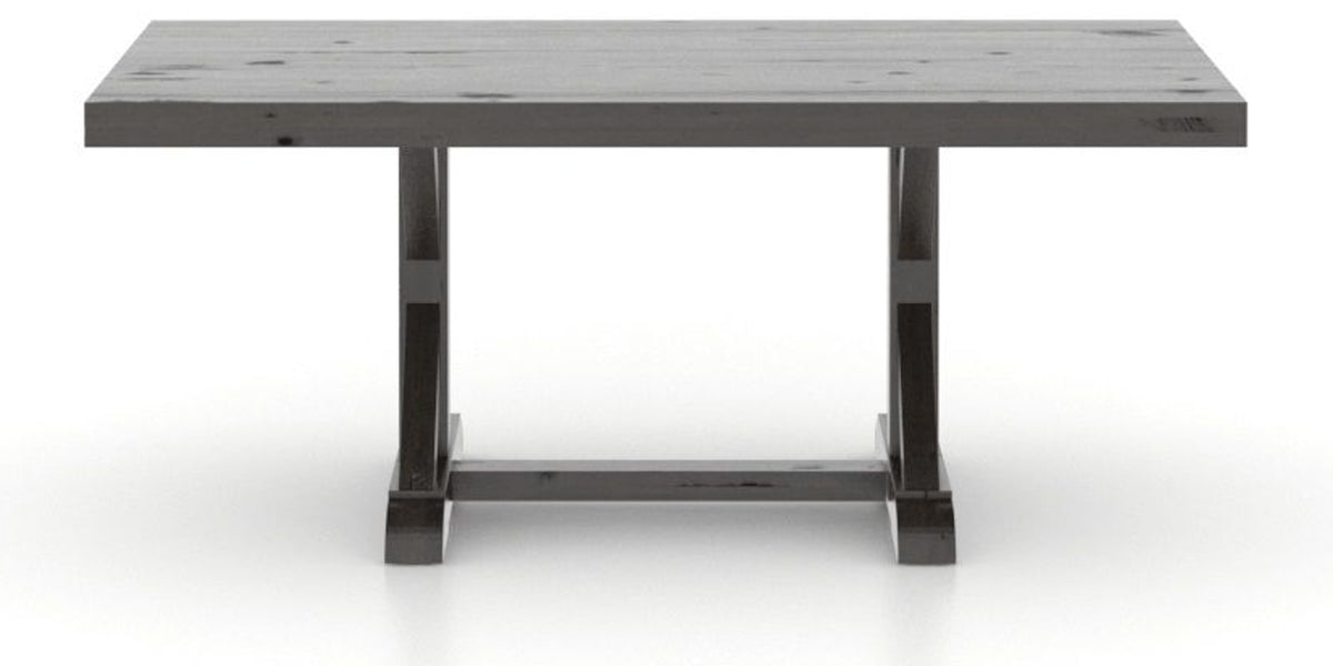 Canadel Loft Rectangular Dining Table 4272 in 59 Davy's Grey, side view