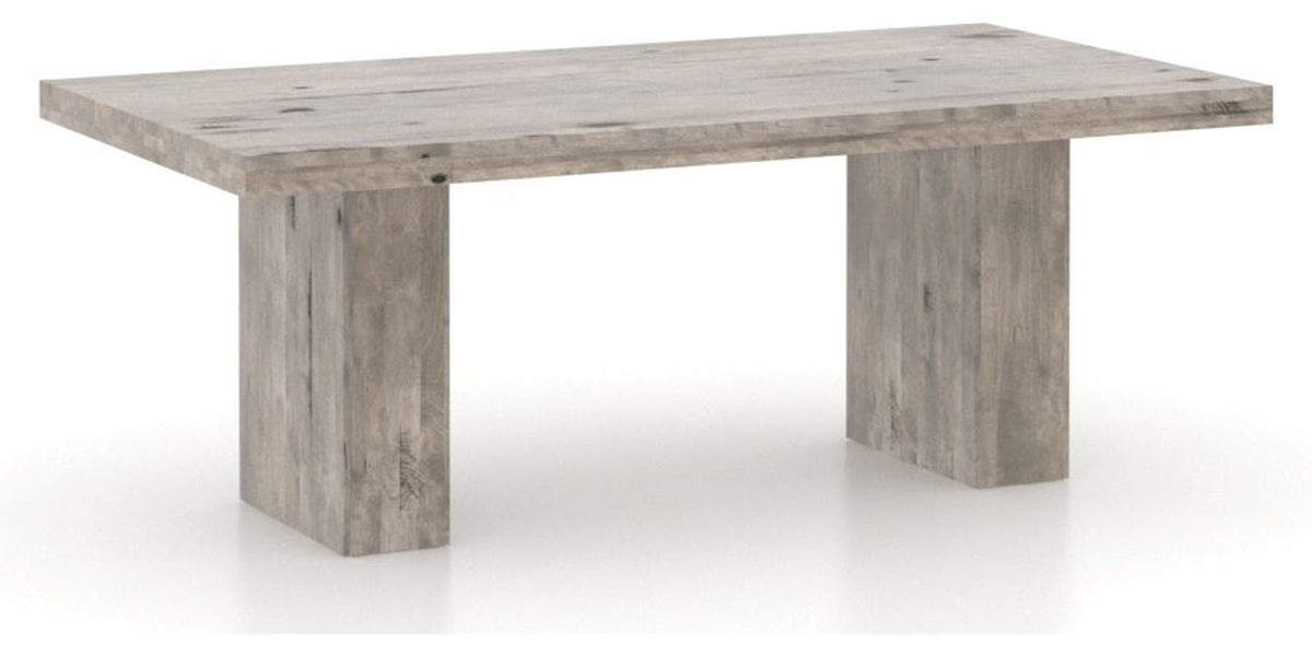 Canadel Loft Rectangular Dining Table 4280 in Shadow, three-quarter view
