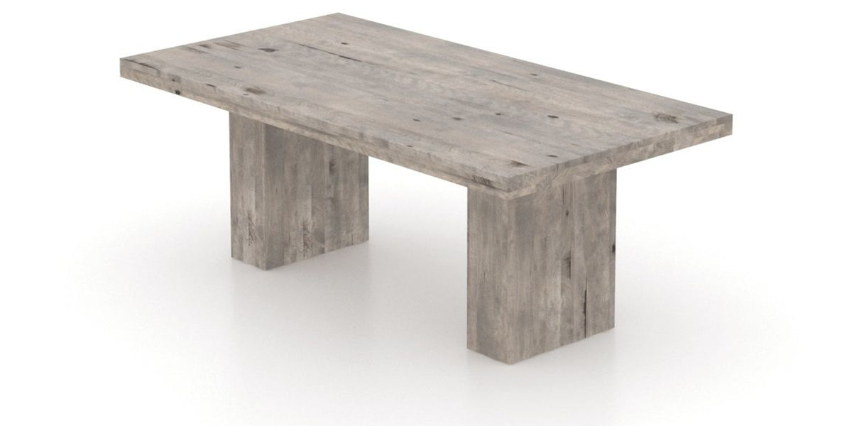 Canadel Loft Rectangular Dining Table 4280 in Shadow, view from above