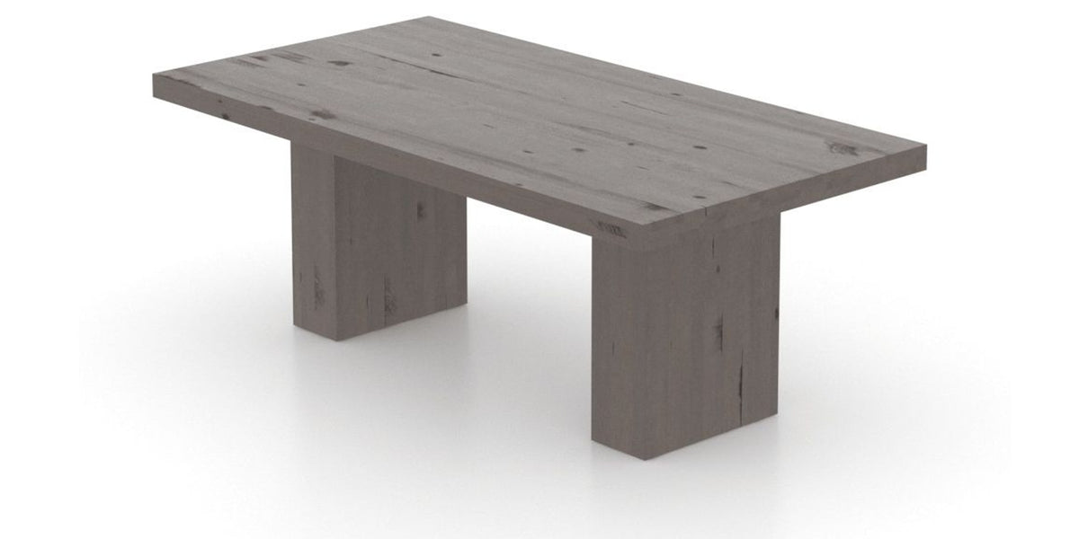 Canadel Loft Rectangular Dining Table 4280 in 29 Hazelnut Washed, view from above