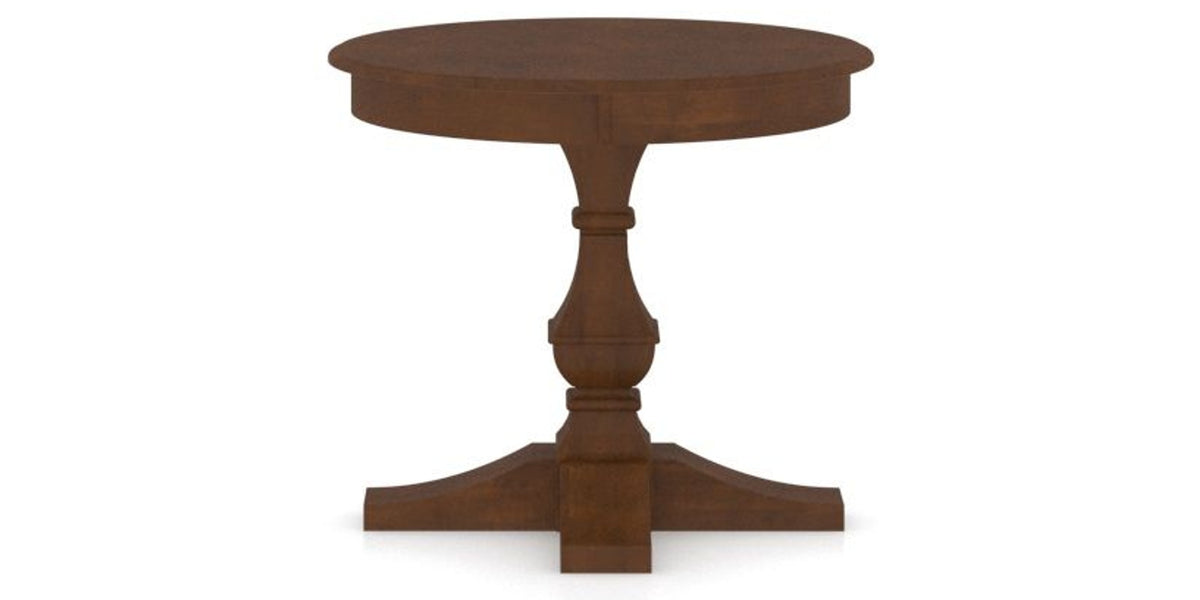 Canadel TP Dining Table in Cognac Washed, side view
