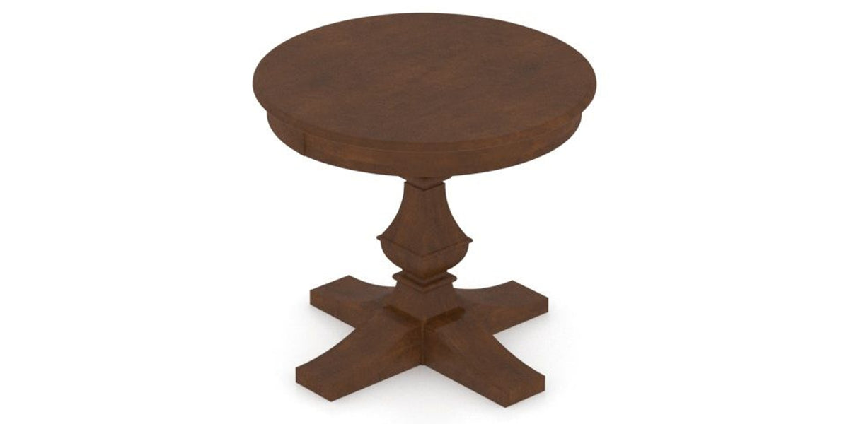 Canadel TP Dining Table in Cognac Washed, view from above