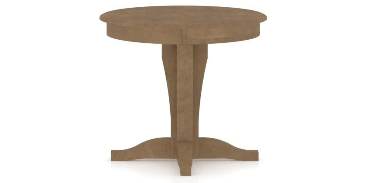 Canadel XC Dining Table in Pecan Washed, side view