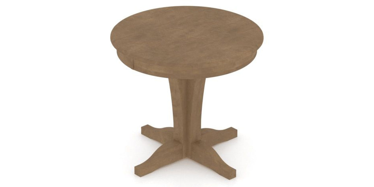 Canadel XC Dining Table in Pecan Washed, view from above
