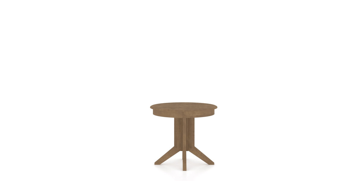 Canadel XQ Dining Table in Pecan Washed, side view