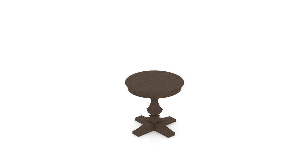 Canadel TP Dining Table in Hazelnut Washed, view from above