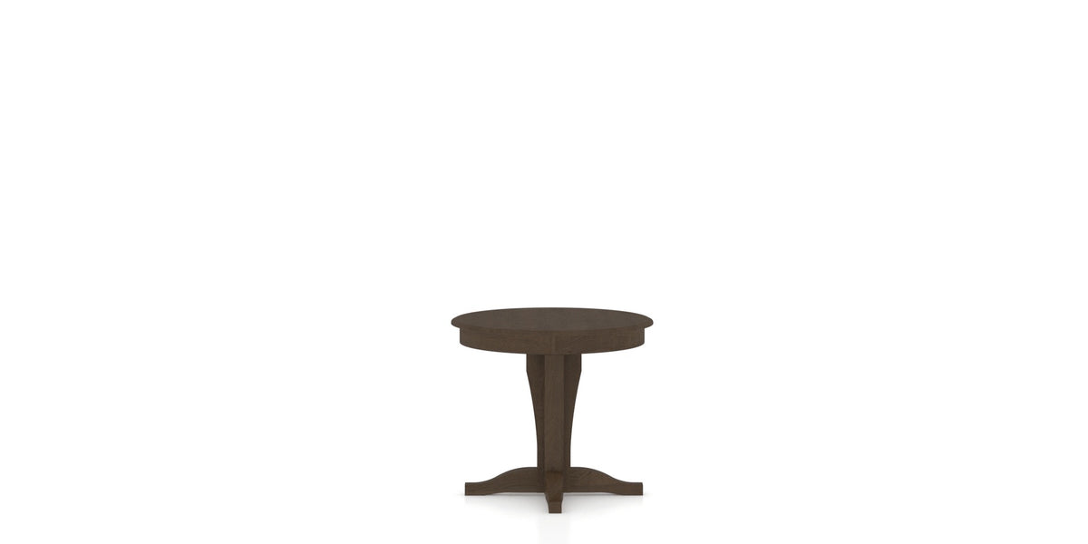 Canadel XC Dining Table in Hazelnut Washed, side view