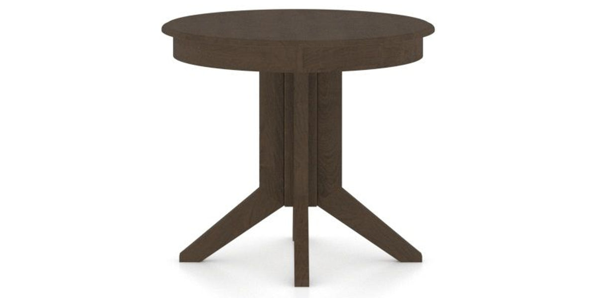 Canadel XQ Dining Table in Hazelnut Washed, side view