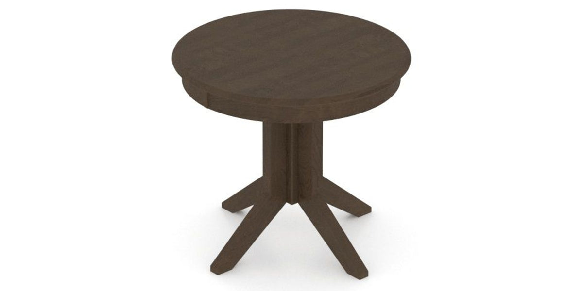 Canadel XQ Dining Table in Hazelnut Washed, view from above