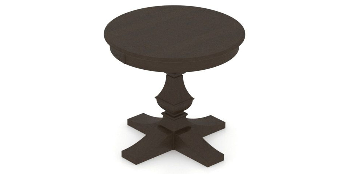 Canadel TP Dining Table in Davy's Grey, view from above