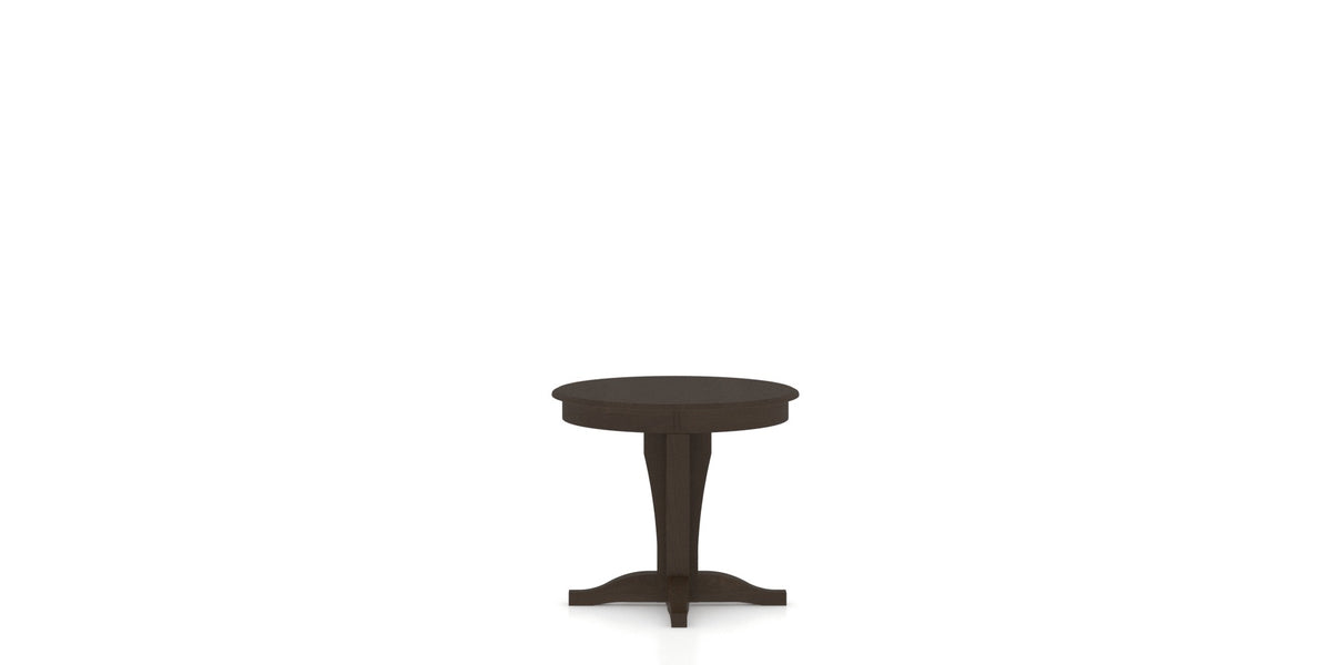 Canadel XC Dining Table in Davy's Grey, side view