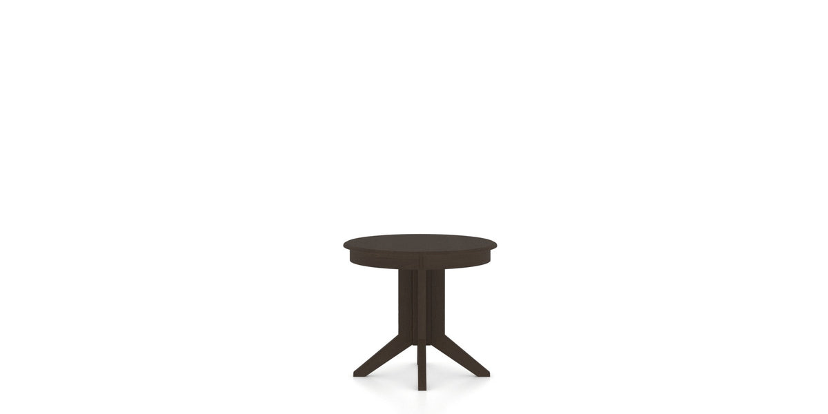 Canadel XQ Dining Table in Davy's Grey, side view