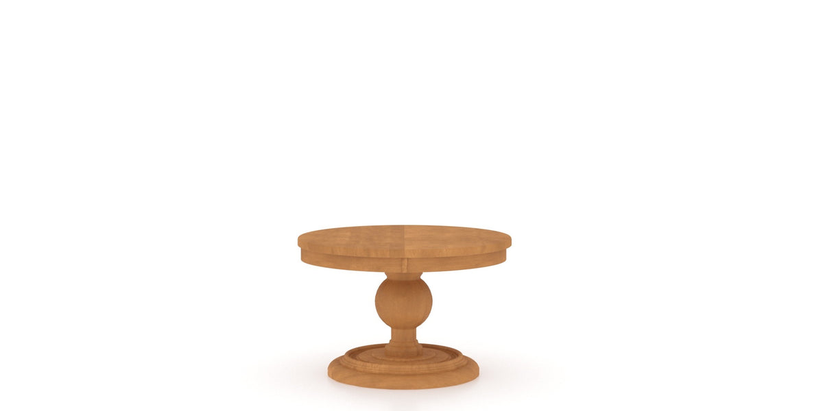 Canadel Farmhouse Dining Table 4848 in Honey Washed, side view