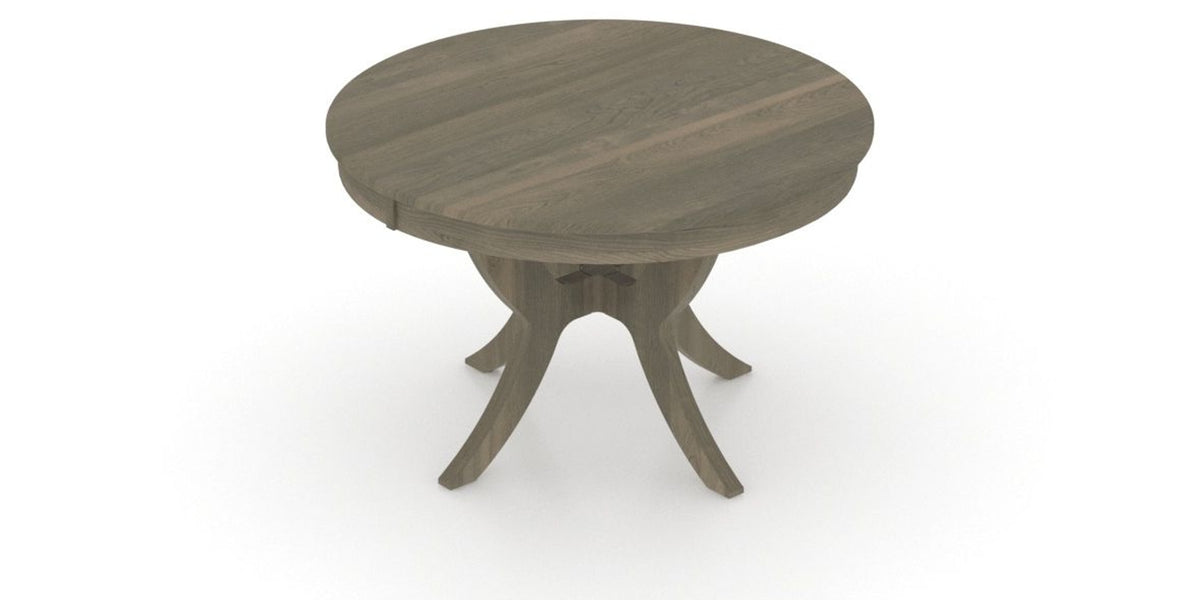 Canadel Round Dining Table 4848 with SI Base in 08 Shadow, view from above