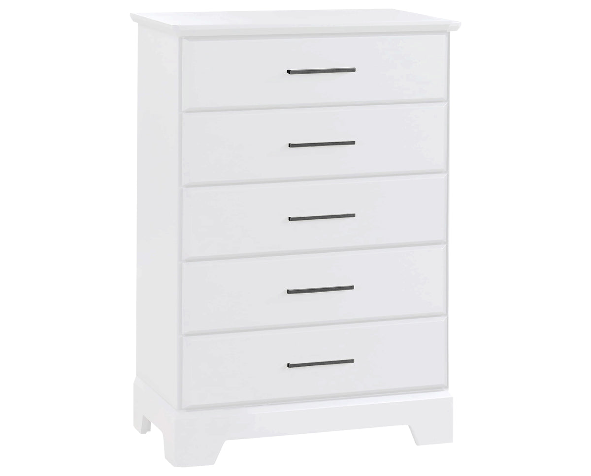 White Birch | Taylor 5 Drawer Dresser | Valley Ridge Furniture