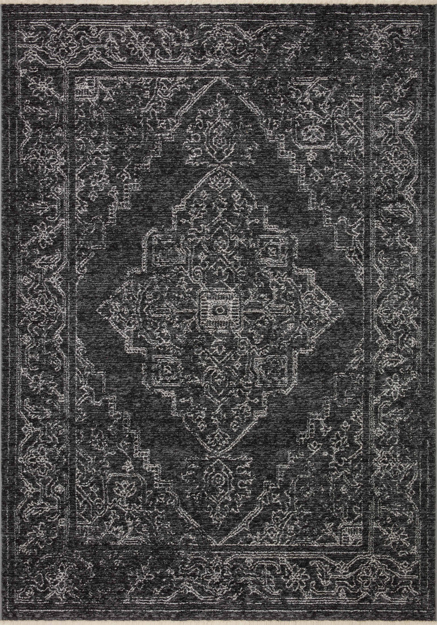 Vance Rug 03 | Charcoal / Dove