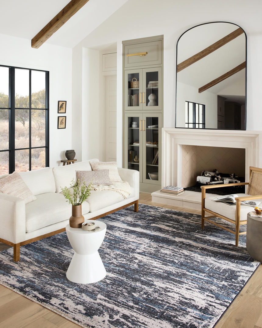 Vance Rug 04 | Charcoal / Dove