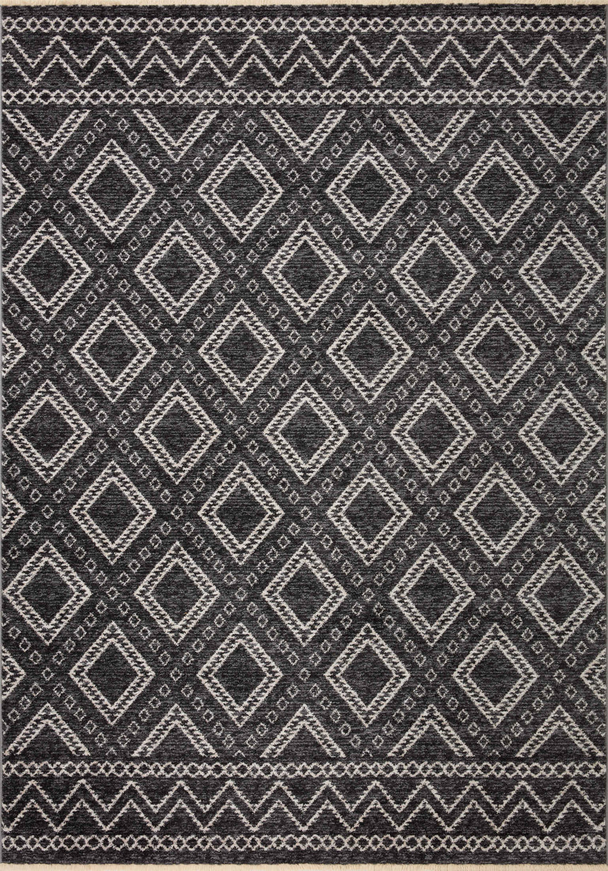 Vance Rug 05 | Charcoal / Dove