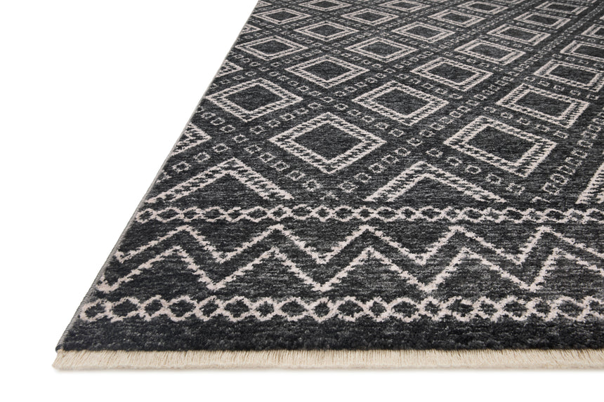 Vance Rug 05 | Charcoal / Dove
