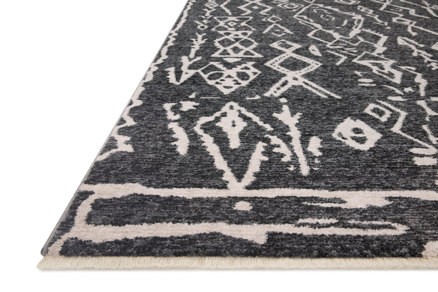 Vance Rug 07 | Charcoal / Dove