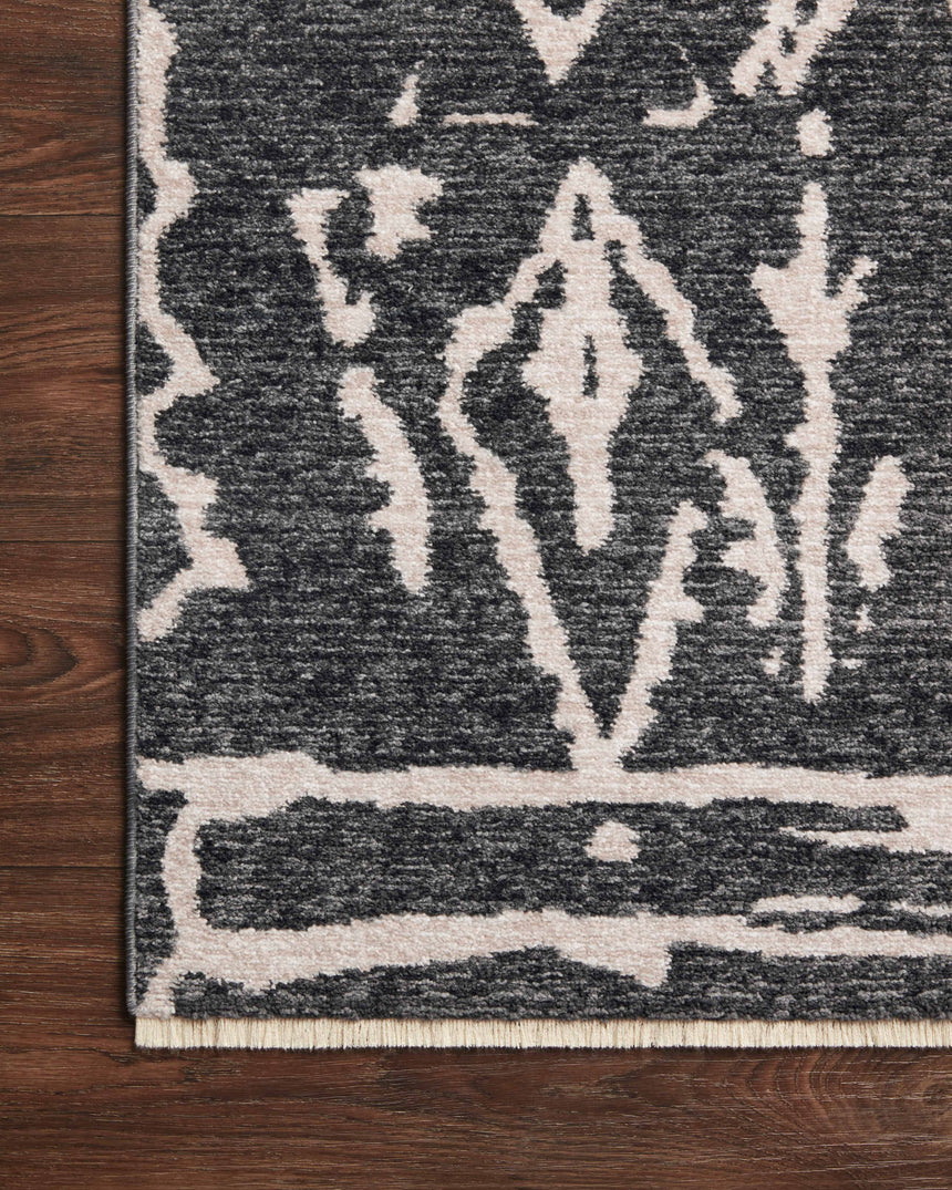 Vance Rug 07 | Charcoal / Dove