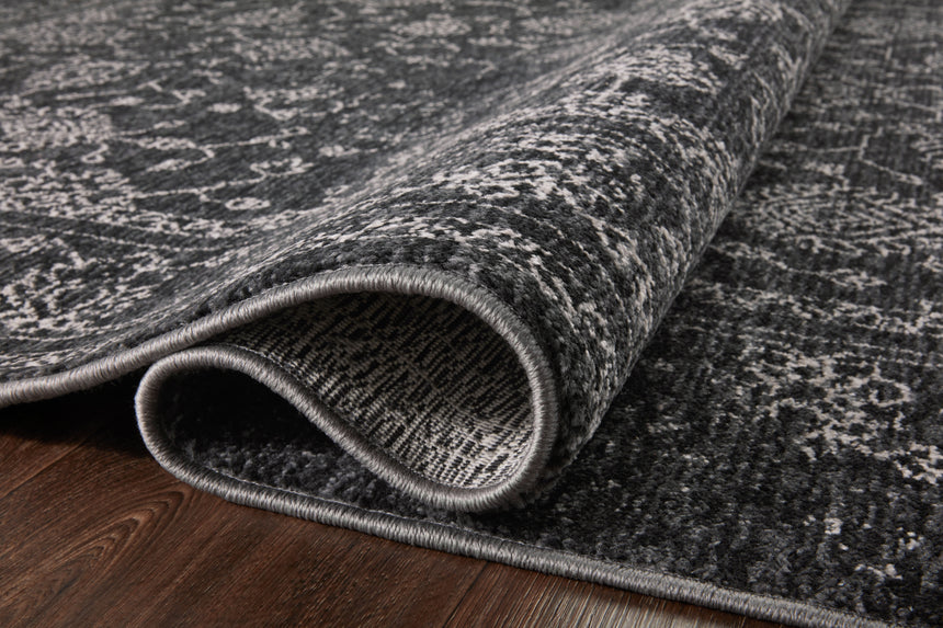 Vance Rug 09 | Charcoal / Dove