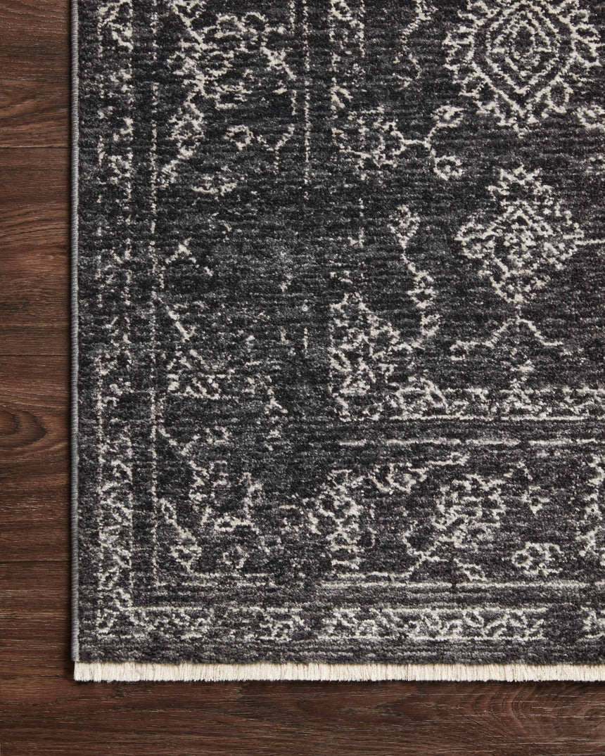 Vance Rug 09 | Charcoal / Dove